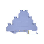 MRK 2,5-2CT; Клеммник 3-х ярусный с конт. на DIN-рейку, 2,5 мм.кв., (серый)