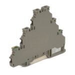 MRK 2,5-2CT; Клеммник 3-х ярусный с конт. на DIN-рейку, 2,5 мм.кв., (серый)