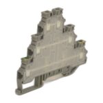 MRK 2,5-2CT; Клеммник 3-х ярусный с конт. на DIN-рейку, 2,5 мм.кв., (серый) — изображение 3