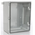 PP3017; Пластиковый шкаф с монт. панелью, IP65. УХЛ1., 400х500х240, прозрачная дверца — изображение 2