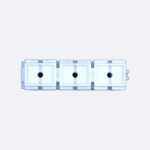 PLSK2/2; Приборные клеммы (наборные), 2 х 4,0-6,0 мм.кв. (белый) (5105) — изображение 3
