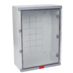 PS507025; Пластиковый шкаф с монт. панелью серия Design IP67. УХЛ1., 500х700х250, прозрачная дверца