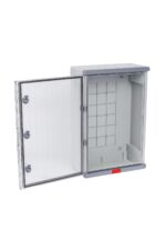 PS406020; Пластиковый шкаф с монт. панелью серия Design IP67. УХЛ1., 400х600х200, прозрачная дверца — изображение 2