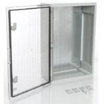 PP3018; Пластиковый шкаф с монт. панелью, IP65. УХЛ1., 400х600х200, прозрачная дверца
