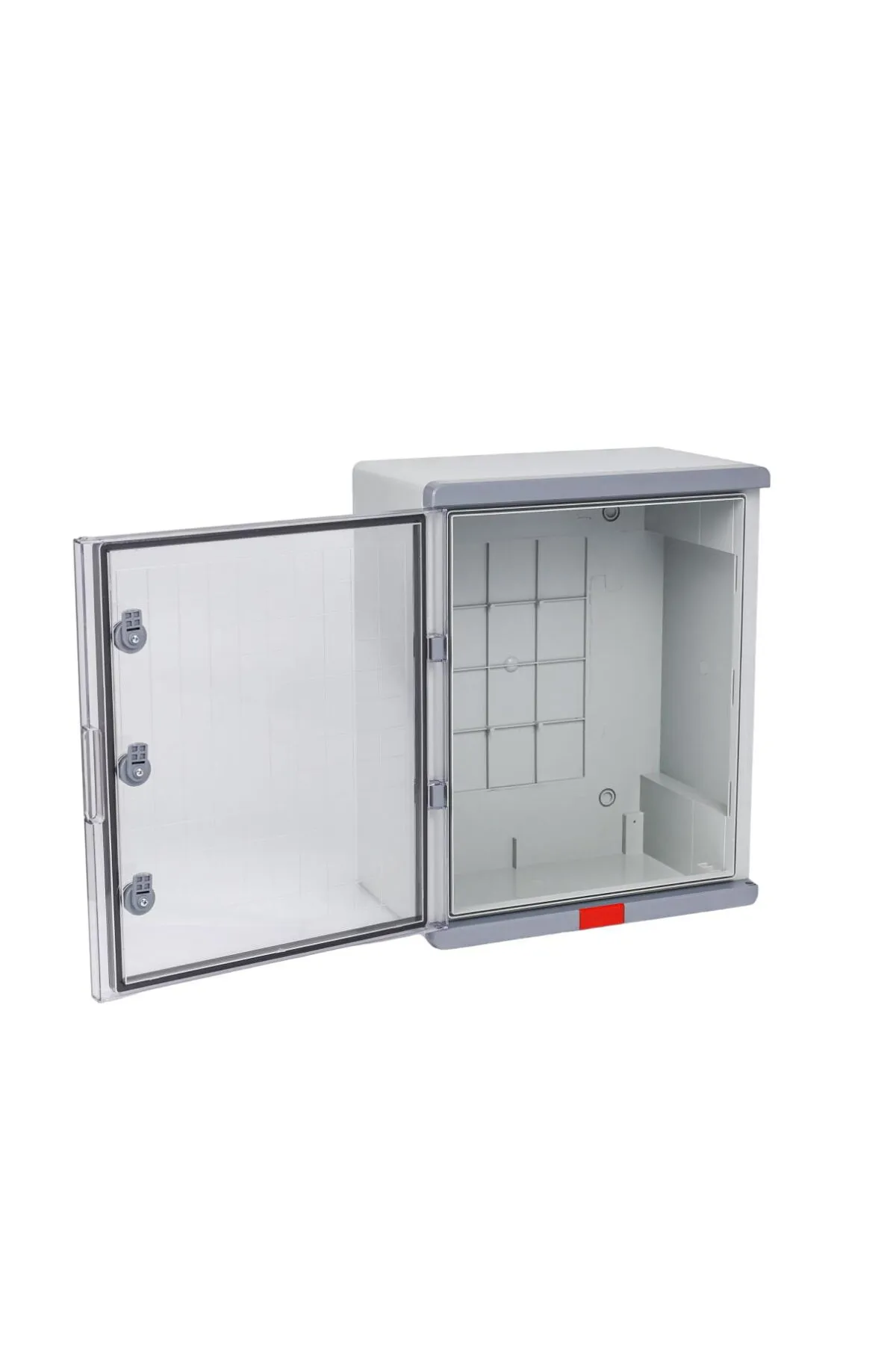 PS405024; Пластиковый шкаф с монт. панелью серия Design IP67. УХЛ1., 400х500х240, прозрачная дверца — изображение 2