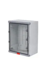 PS405024; Пластиковый шкаф с монт. панелью серия Design IP67. УХЛ1., 400х500х240, прозрачная дверца — изображение 4