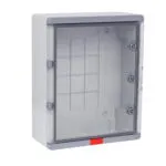 PS405018; Пластиковый шкаф с монт. панелью серия Design IP67. УХЛ1., 400х500х180, прозрачная дверца