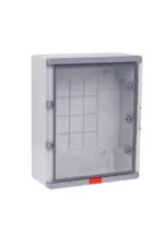 PS405018; Пластиковый шкаф с монт. панелью серия Design IP67. УХЛ1., 400х500х180, прозрачная дверца