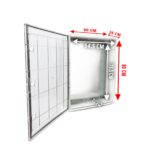PP3020; Пластиковый шкаф с монт. панелью, IP65. УХЛ1., 500х700х250, прозрачная дверца — изображение 4