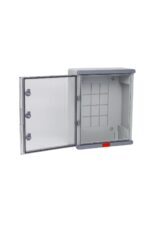 PS405018; Пластиковый шкаф с монт. панелью серия Design IP67. УХЛ1., 400х500х180, прозрачная дверца — изображение 2