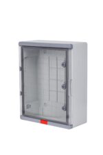 PS405018; Пластиковый шкаф с монт. панелью серия Design IP67. УХЛ1., 400х500х180, прозрачная дверца — изображение 4