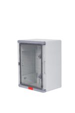 PS304022; Пластиковый шкаф с монт.  панелью серия Design IP67. УХЛ1., 300х400х220, прозрачная дверца — изображение 4