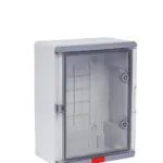 PS304017; Пластиковый шкаф с монт. панелью серия Design IP67. УХЛ1., 300х400х170, прозрачная дверца