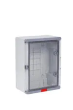PS304017; Пластиковый шкаф с монт. панелью серия Design IP67. УХЛ1., 300х400х170, прозрачная дверца