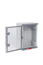PS304017; Пластиковый шкаф с монт. панелью серия Design IP67. УХЛ1., 300х400х170, прозрачная дверца — изображение 2
