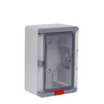 PS203013; Пластиковый шкаф с монт. панелью серия Design IP67. УХЛ1., 200х300х130, прозрачная дверца