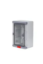 PS203013; Пластиковый шкаф с монт. панелью серия Design IP67. УХЛ1., 200х300х130, прозрачная дверца — изображение 4