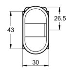 PB0-AW734B5; Двойная кнопка 1NO + 1NC, с подсветкой, AC/DC 24 В. (Красный - Зеленый) — изображение 2