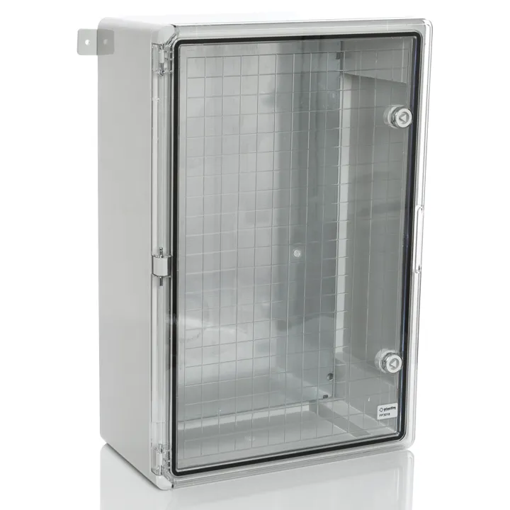 PP3022; Пластиковый шкаф с монт. панелью, IP65. УХЛ1., 600х800х260, прозрачная дверца — изображение 2