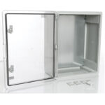 PP3017; Пластиковый шкаф с монт. панелью, IP65. УХЛ1., 400х500х240, прозрачная дверца