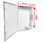 PP3021; Пластиковый шкаф с монт. панелью, IP65. УХЛ1., 600х800х260, непрозрачная дверца — изображение 2