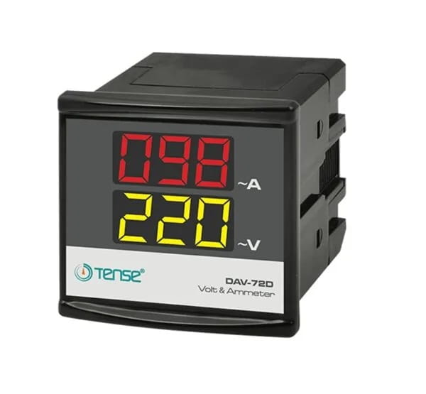 DAV-72D DAV-72D; Панельный однофазный мультиметр с трансформатором тока 100/5, 150-260V AC, 72х72. — изображение 1