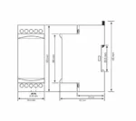 DT-321DIN; Терморегулятор на DIN-рейку, 100-240V AC (-30..+150℃). — изображение 2