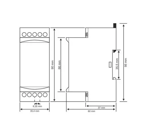 DT-321DIN; Терморегулятор на DIN-рейку, 100-240V AC (-30..+150℃). — изображение 2
