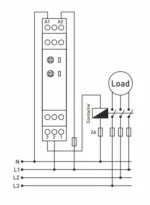 ERV-08M; Реле задержки времени на вкл. 0,1-100 час, 150V-260V AC; 24V AC/DC. — изображение 2
