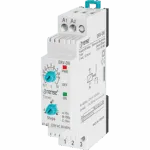 ERV-DG; Реле задержки времени на вкл. 0,1-10 мин, 150V-260V AC; 24V AC/DC.