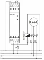 ERV-ST; Импульсное шаговое бистабильное реле, 150V–260V AC. — изображение 2
