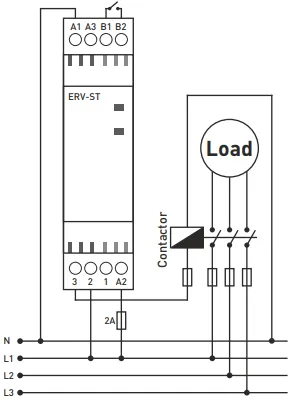 ERV-ST; Импульсное шаговое бистабильное реле, 150V–260V AC. — изображение 2