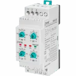 GKM-02F; Реле контроля напряжения 3-х фазный 5А, 140-300V AC, контроль последовательности фаз, с кон