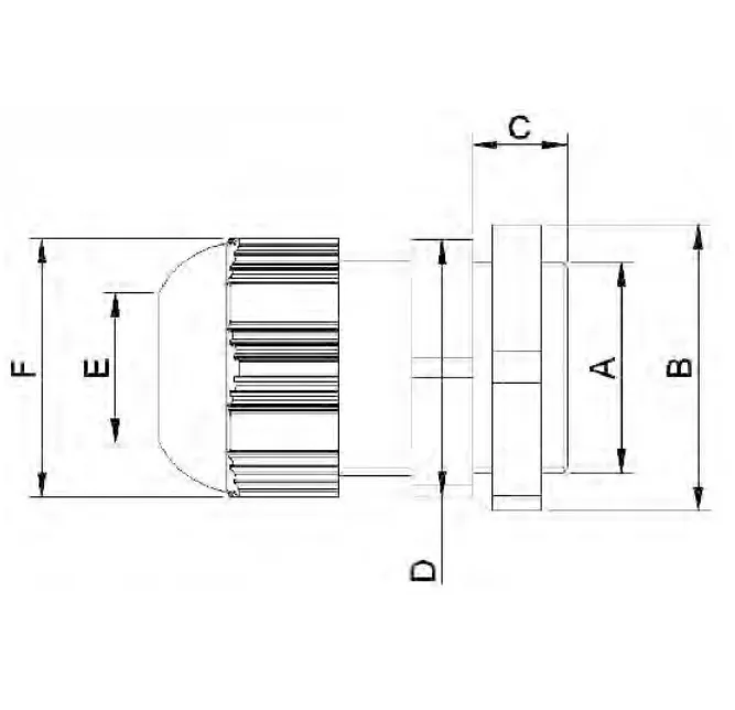 Кабельный ввод PG 21 с гайкой IP68. (RAL 7035)(PL9151) — изображение 3