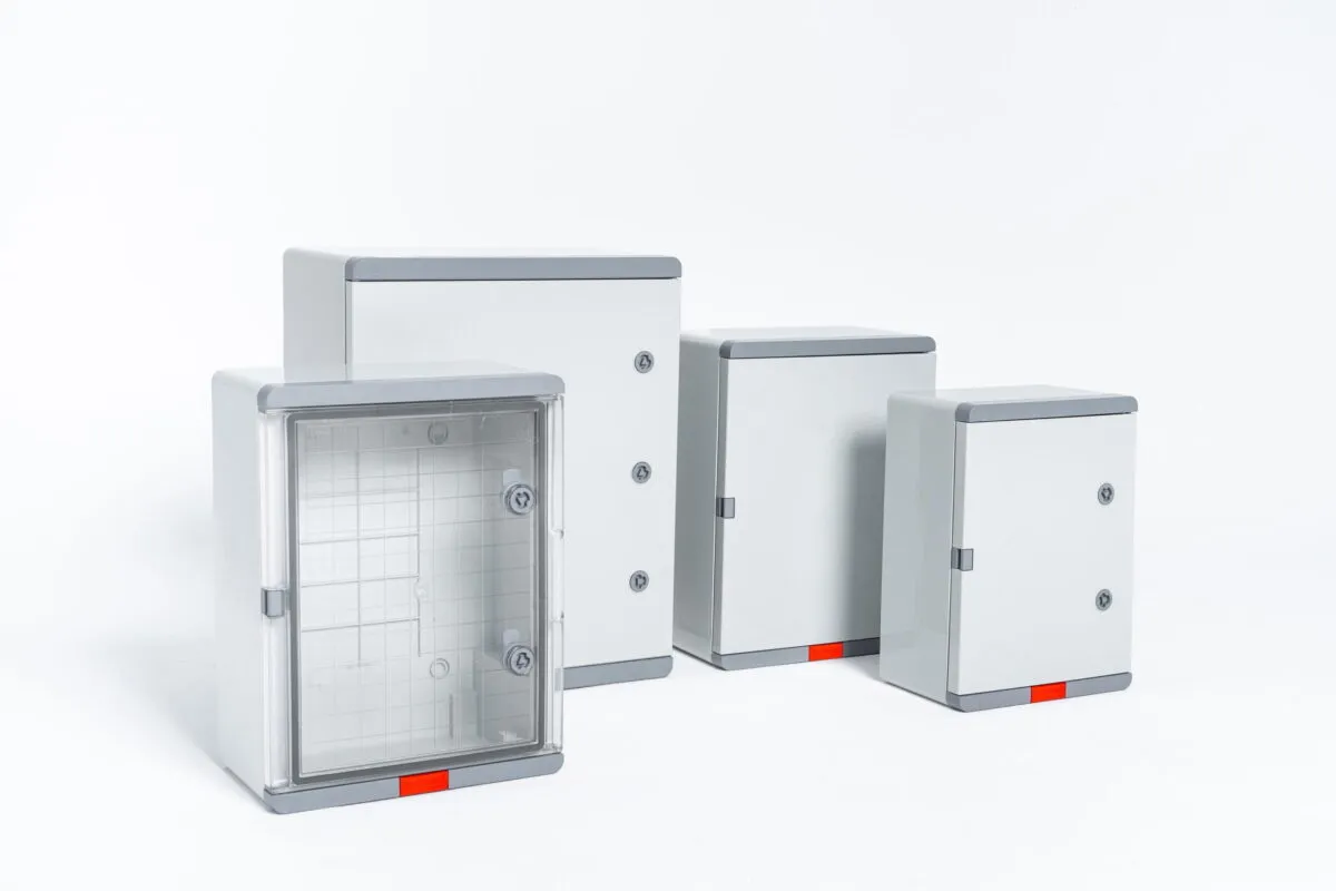 PD405018; Пластиковый шкаф с монт. панелью серия Design IP67. УХЛ1., 400х500х180, непрозрачная дверц — изображение 7