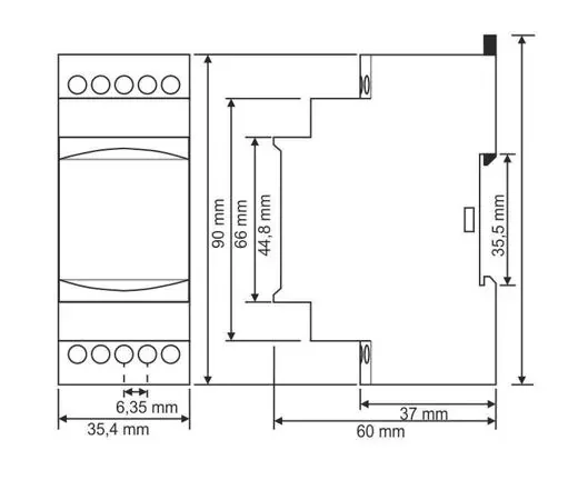 SSR-05D; Реле контроля уровня воды + задержка включения насоса, 150V–260V AC, 5A. — изображение 3
