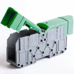 MRK 150B; Силовой клеммник на DIN-рейку 150 мм.кв., болт., (зеленый) (2429)