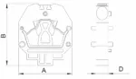 MPK 2,5; Миниклеммник пруж. быстрозажимной (Push in) на монтажную плату, 2,5 мм.кв., (серый) — изображение 2