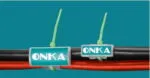PKBE 2; Маркировка кабеля под стяжку 19x44мм, (прозрачный) (8561)