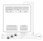 TPM-04SH; Панельный анализатор параметров сети, ModBus RTU RS-485, 85V-240V AC, 96х96. — изображение 2