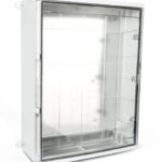 PP3020; Пластиковый шкаф с монт. панелью, IP65. УХЛ1., 500х700х250, прозрачная дверца