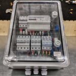 PP3014; Пластиковый шкаф с монт. панелью, IP65. УХЛ1., 300х400х170, прозрачная дверца — изображение 4