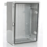 PP3016; Пластиковый шкаф с монт. панелью, IP65. УХЛ1., 350х500х190, прозрачная дверца — изображение 3