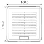 PTF 1500T; Вентилятор с фильтром, 100м3/ч. (125x125мм). 230В АС. IP54 — изображение 5