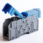 MRK 50B; Силовой клеммник на DIN-рейку 50 мм.кв., болт., (синий) (2345)