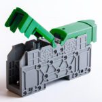 MRK 50B; Силовой клеммник на DIN-рейку 50 мм.кв., болт., (зеленый) (2349)