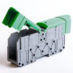 MRK 70B; Силовой клеммник на DIN-рейку 70 мм.кв., болт., (зеленый) (2369)