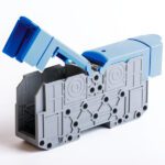 MRK 95B; Силовой клеммник на DIN-рейку 95 мм.кв., болт., (синий) (2385)