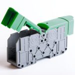 MRK 95B; Силовой клеммник на DIN-рейку 95 мм.кв., болт., (зеленый) (2389)